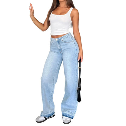 Evora™  Vintage Stretchy BBL Jeans